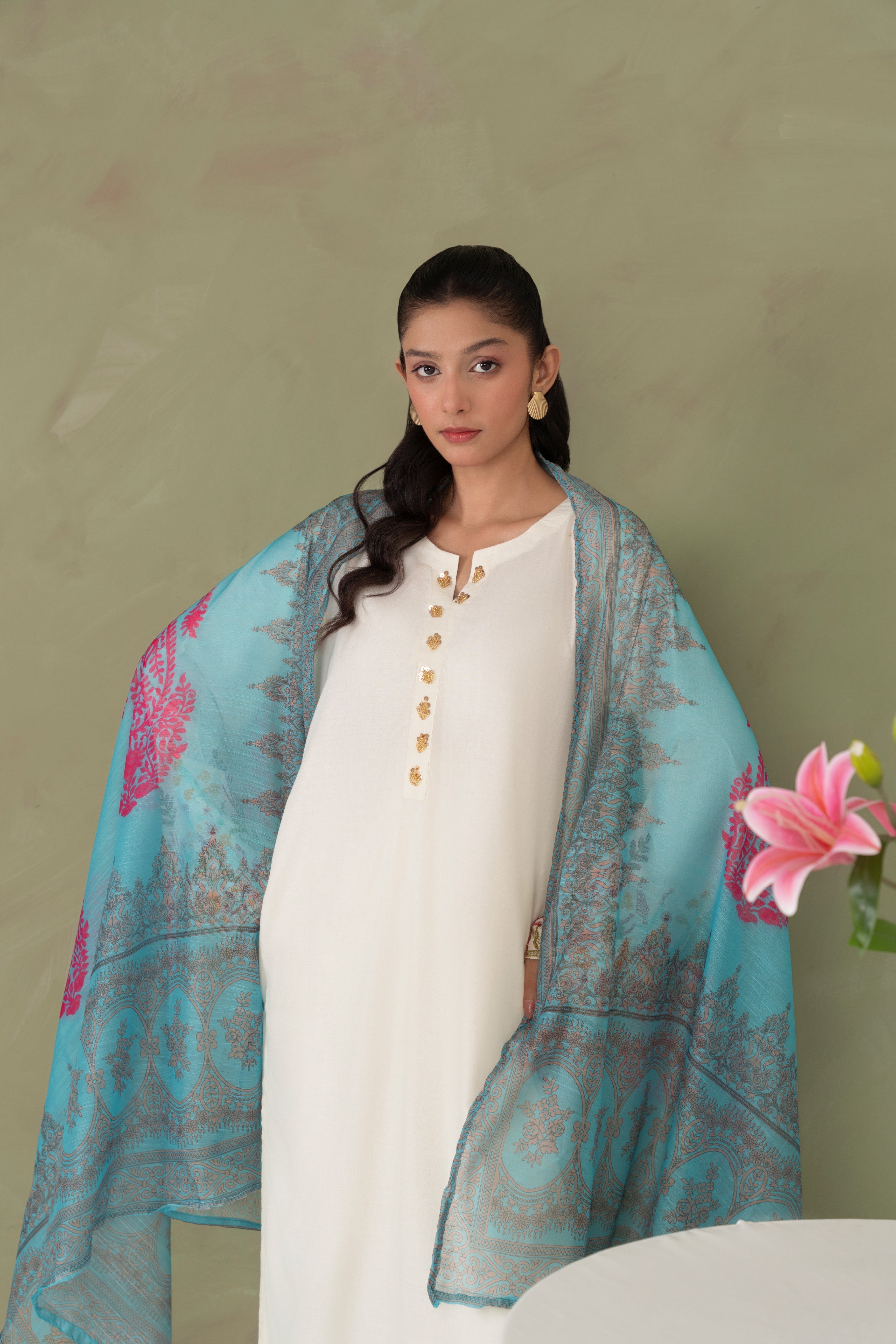 KASTOOR EMBROIDERED 3-PCS