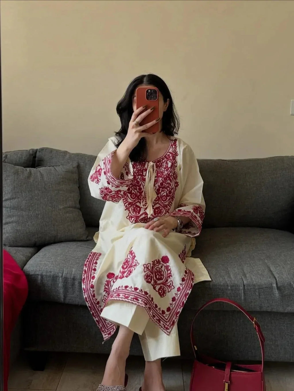 Marina Embroidered 3-Pcs