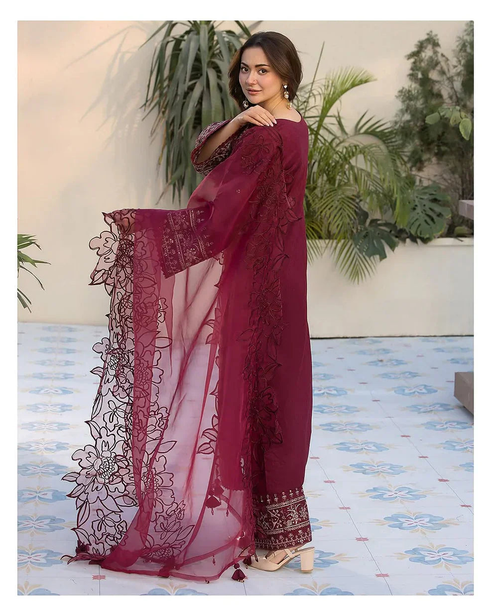 ALLEY EMBROIDERED 3PCS