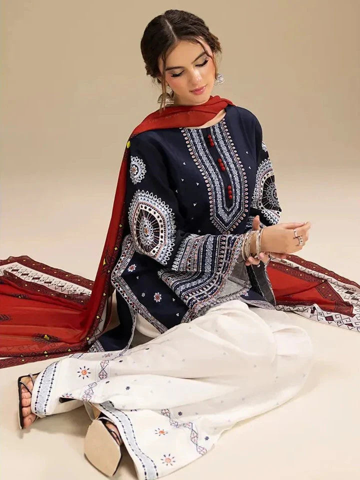 Rangrez – Heavy Embroidered Stitched Suit